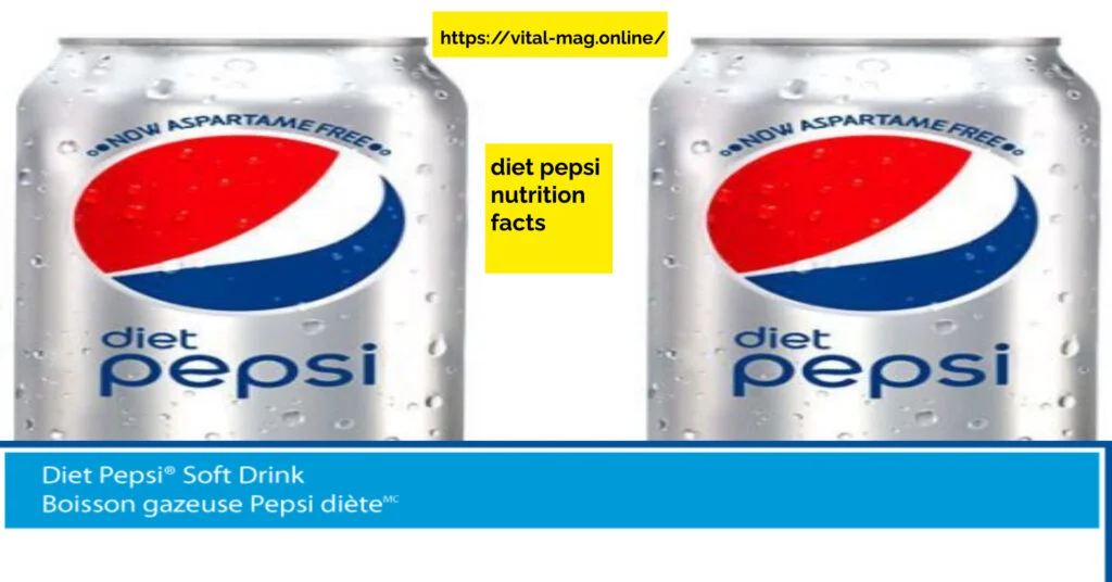 diet pepsi nutrition facts