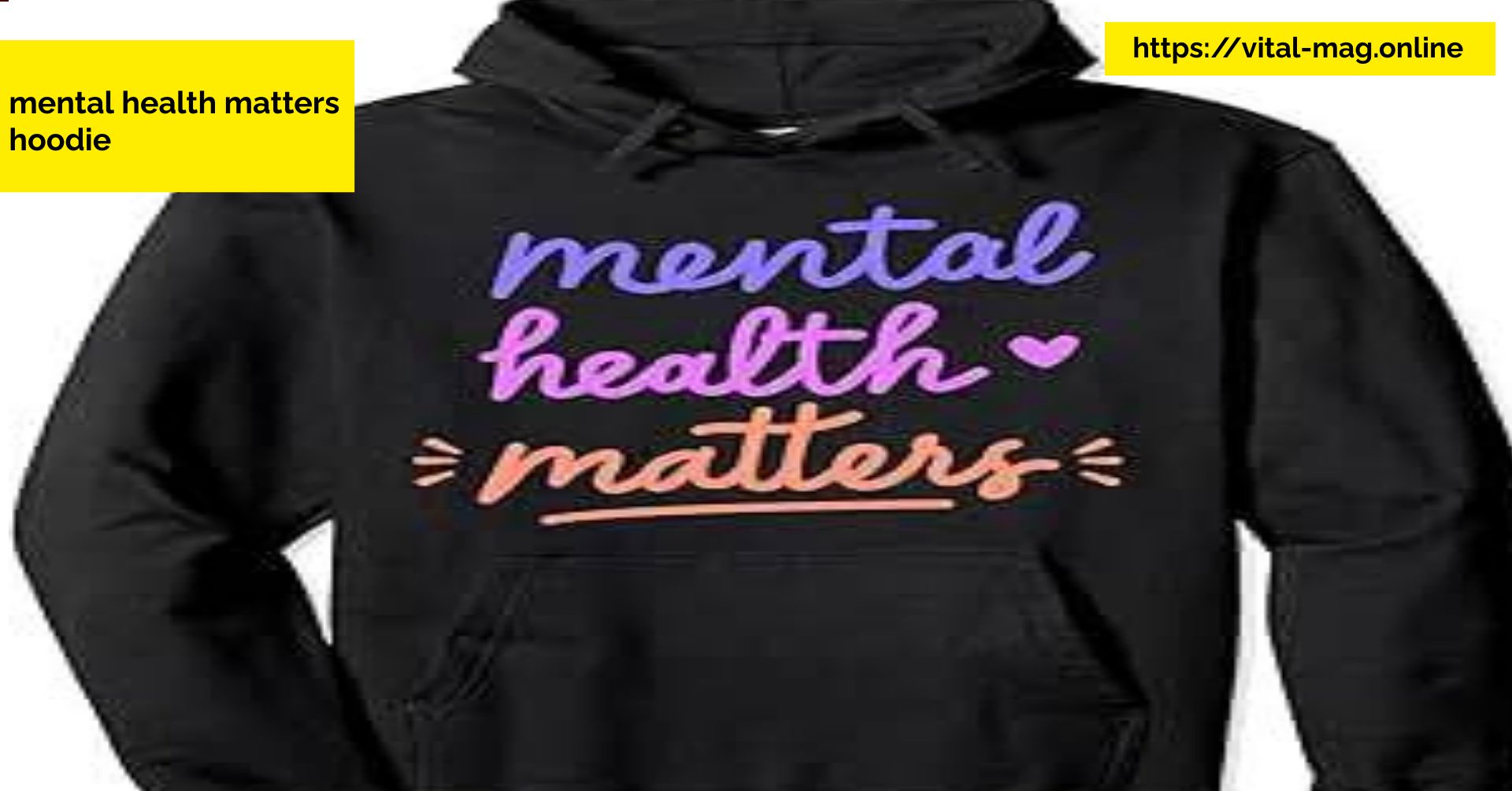 mental health matters hoodie