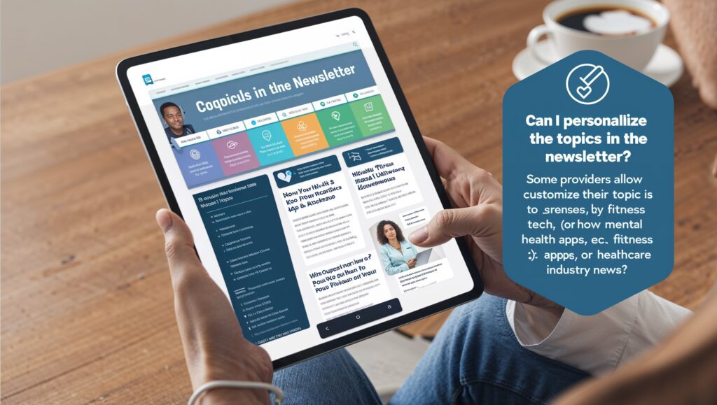 Technology health newsletters